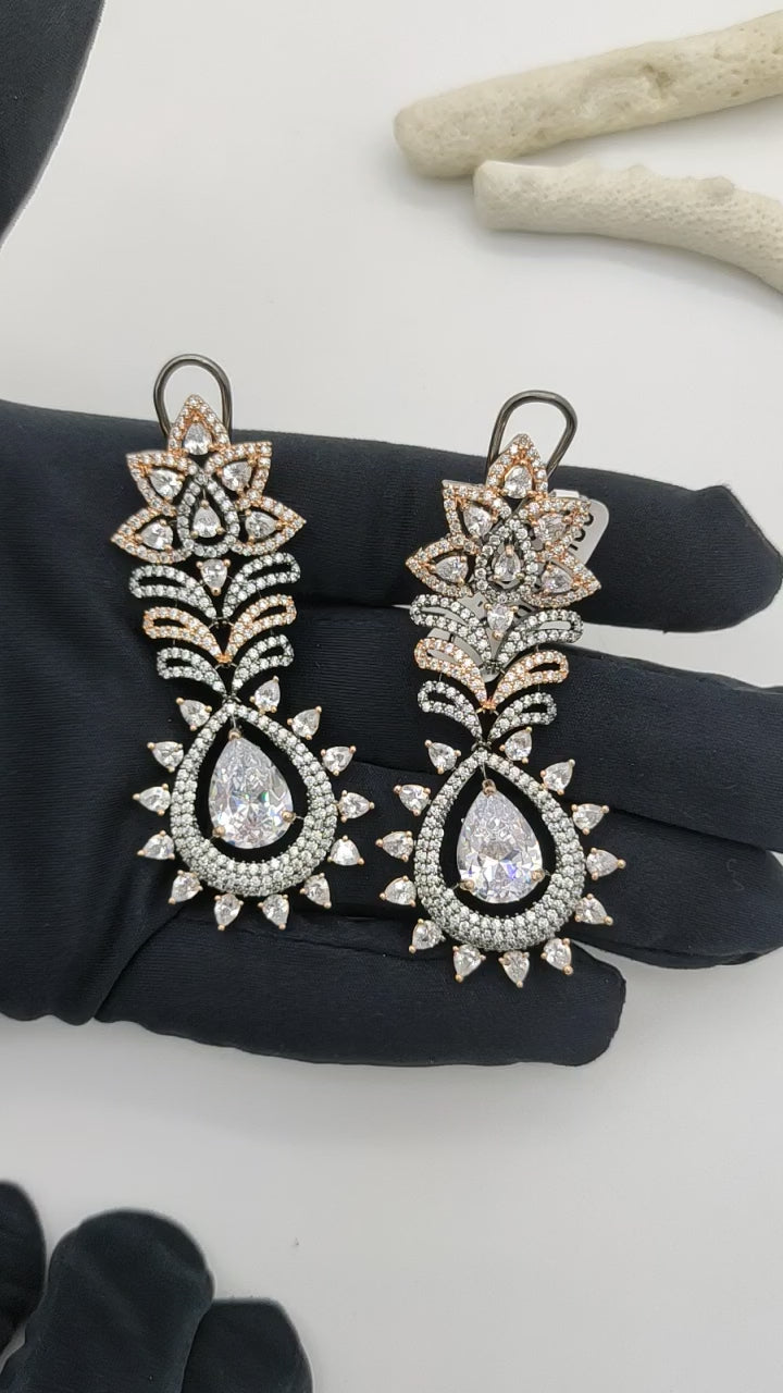 Buy Black Jhumka Earrings Online | Latest Pearl Jhumka Earrings – RIANSH  STORE